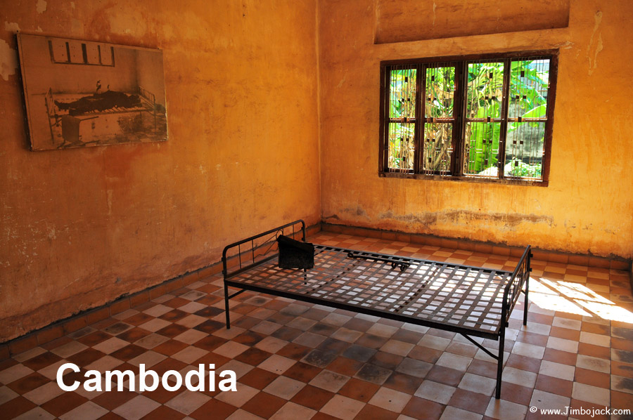 Index - Cambodia - Room in the Tuol Sleng Genocide Museum, Phnom Penh