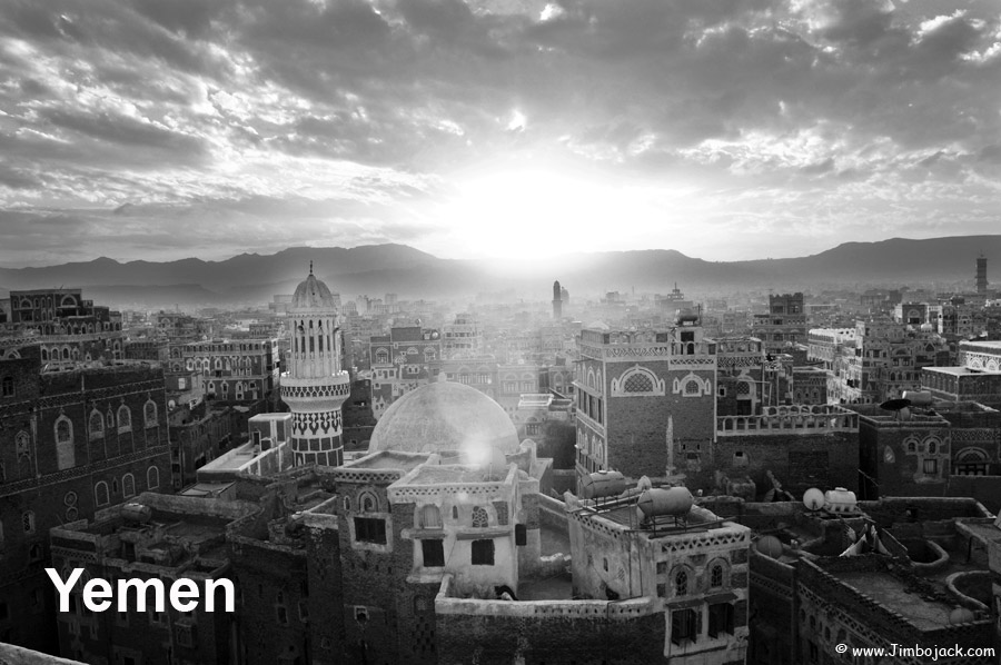Index - Yemen - Sunset over the old city of Sana'a